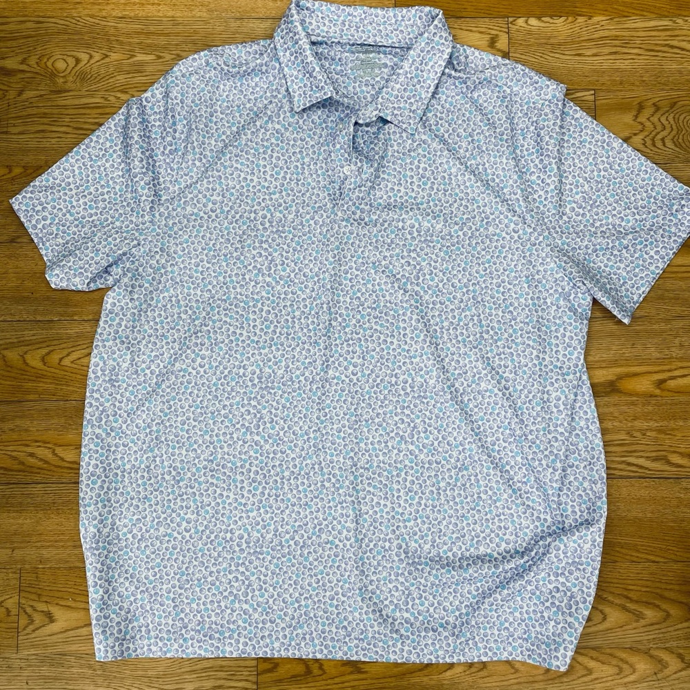 Members mark pattern performance golf shirt  style polo men’s size XXL